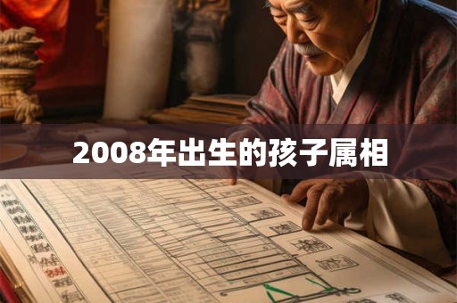 2008年出生的孩子属相