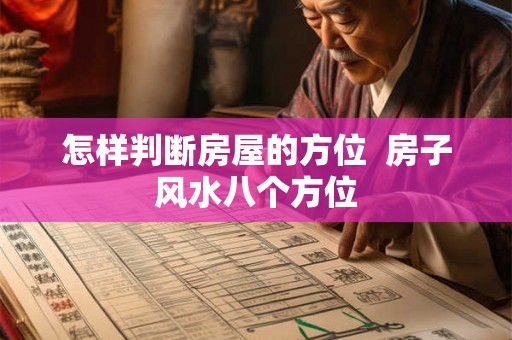 怎样判断房屋的方位  房子风水八个方位