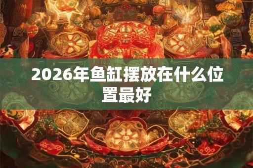 2026年鱼缸摆放在什么位置最好