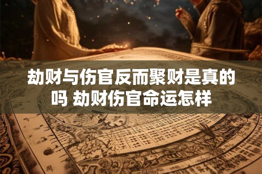 劫财与伤官反而聚财是真的吗 劫财伤官命运怎样