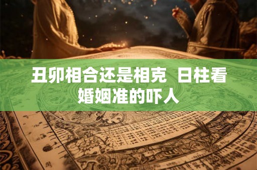 丑卯相合还是相克  日柱看婚姻准的吓人