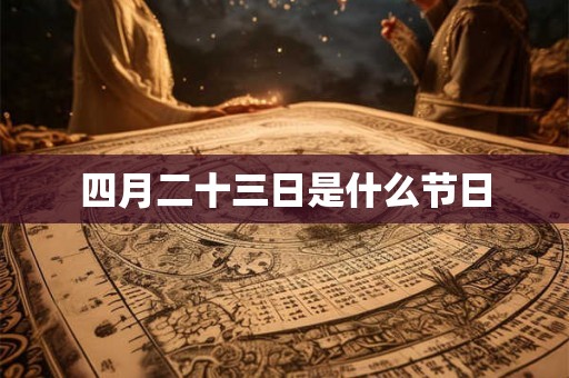 四月二十三日是什么节日