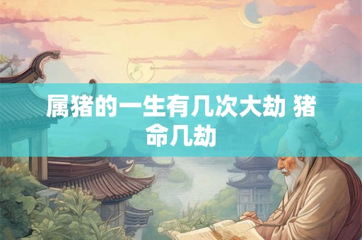 属猪的一生有几次大劫 猪命几劫 属猪的一生有几次大劫 猪命几劫