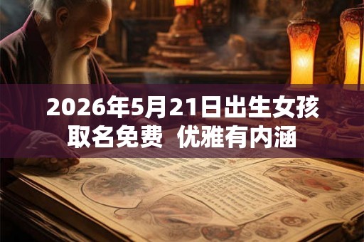 2026年5月21日出生女孩取名免费  优雅有内涵