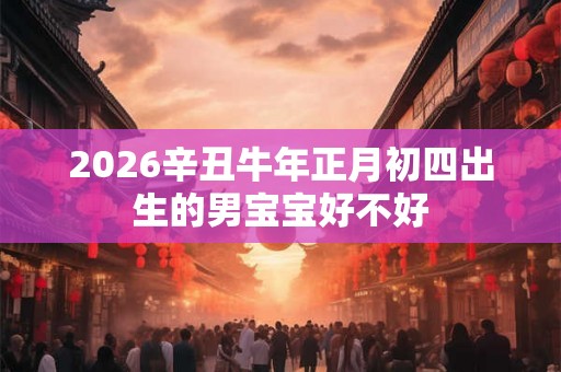 2026辛丑牛年正月初四出生的男宝宝好不好 2026辛丑牛年正月初四出生的男宝宝好不好