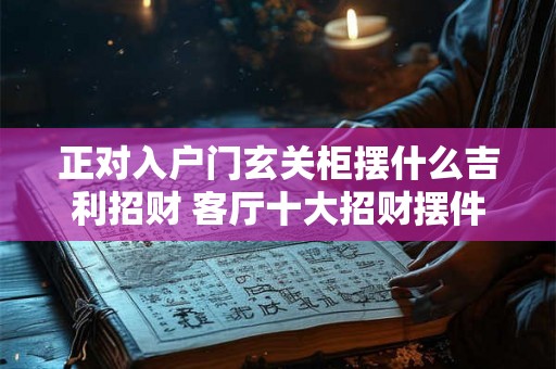 正对入户门玄关柜摆什么吉利招财 客厅十大招财摆件