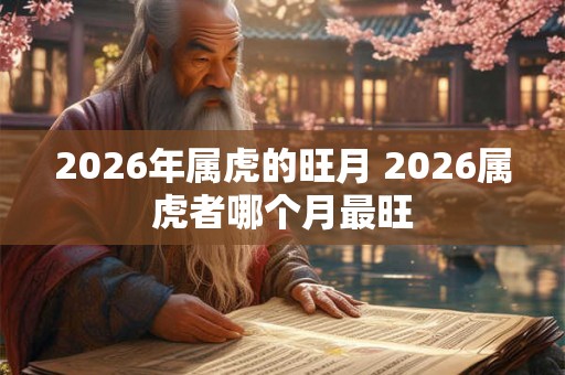2026年属虎的旺月 2026属虎者哪个月最旺