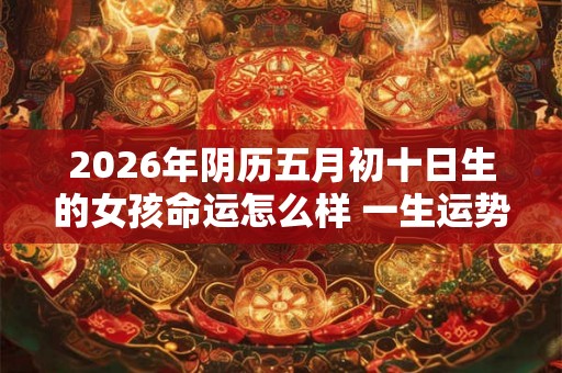 2026年阴历五月初十日生的女孩命运怎么样 一生运势详解 2026年阴历五月初十日生的女孩命运怎么样 一生运势详解