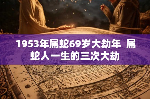 1953年属蛇69岁大劫年  属蛇人一生的三次大劫