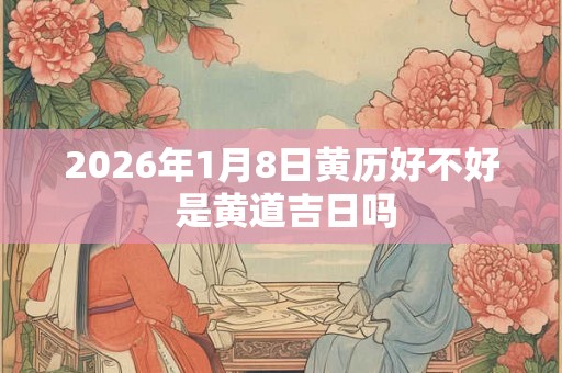 2026年1月8日黄历好不好 是黄道吉日吗