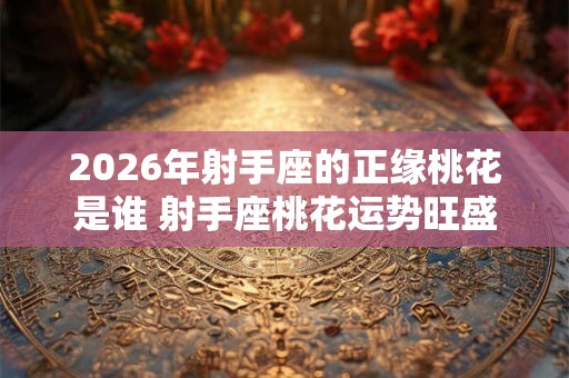 2026年射手座的正缘桃花是谁 射手座桃花运势旺盛吗
