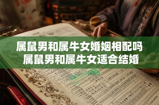 属鼠男和属牛女婚姻相配吗 属鼠男和属牛女适合结婚吗 属鼠男和属牛女婚姻相配吗 属鼠男和属牛女适合结婚吗