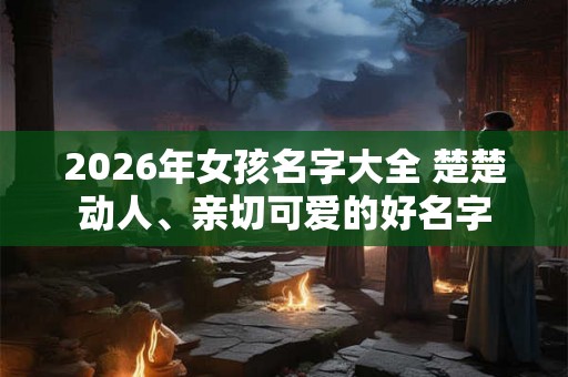 2026年女孩名字大全 楚楚动人、亲切可爱的好名字