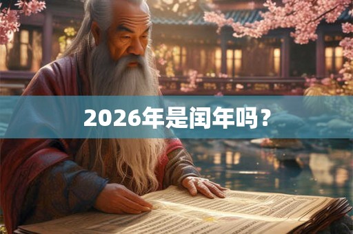 2026年是闰年吗？