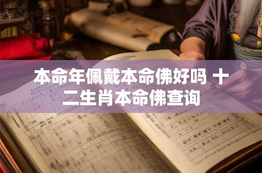 本命年佩戴本命佛好吗 十二生肖本命佛查询
