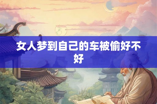 女人梦到自己的车被偷好不好