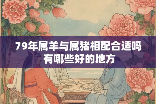 79年属羊与属猪相配合适吗 有哪些好的地方