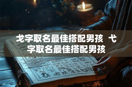 戈字取名最佳搭配男孩  弋字取名最佳搭配男孩