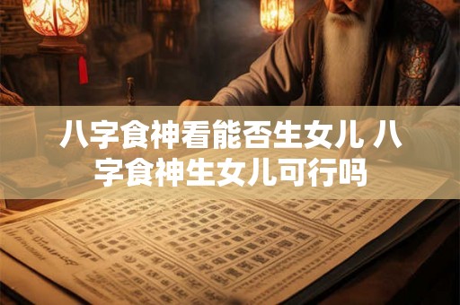 八字食神看能否生女儿 八字食神生女儿可行吗