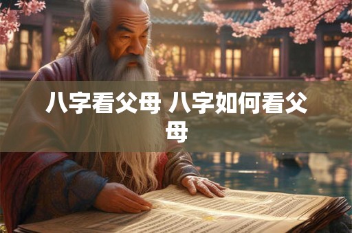 八字看父母 八字如何看父母 八字看父母 八字如何看父母