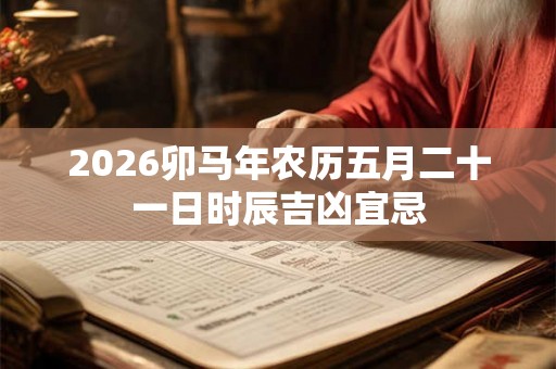 2026卯马年农历五月二十一日时辰吉凶宜忌 2026卯马年农历五月二十一日时辰吉凶宜忌