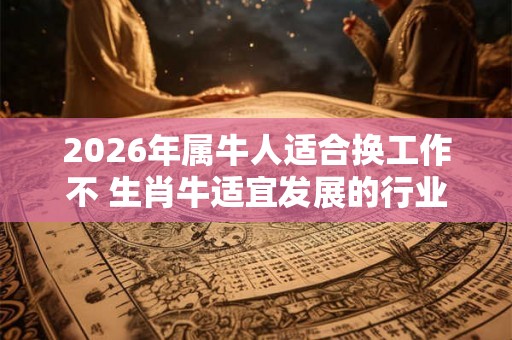 2026年属牛人适合换工作不 生肖牛适宜发展的行业详解
