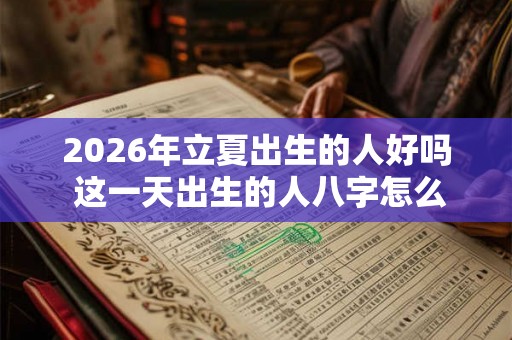 2026年立夏出生的人好吗 这一天出生的人八字怎么样 2026年立夏出生的人好吗 这一天出生的人八字怎么样