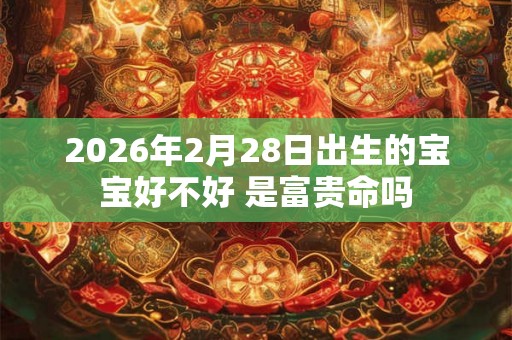2026年2月28日出生的宝宝好不好 是富贵命吗