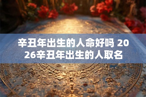 辛丑年出生的人命好吗 2026辛丑年出生的人取名