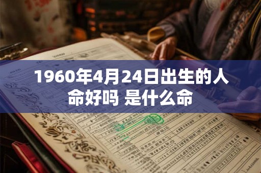 1960年4月24日出生的人命好吗 是什么命