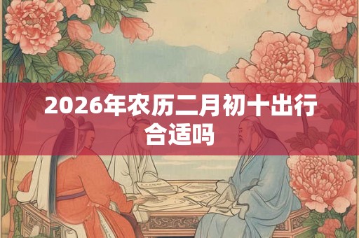 2026年农历二月初十出行合适吗