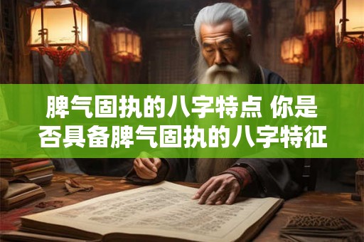 脾气固执的八字特点 你是否具备脾气固执的八字特征