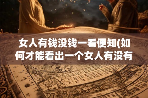 女人有钱没钱一看便知(如何才能看出一个女人有没有钱)