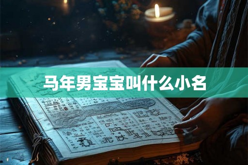 马年男宝宝叫什么小名