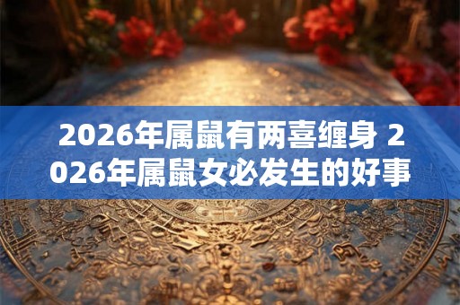2026年属鼠有两喜缠身 2026年属鼠女必发生的好事