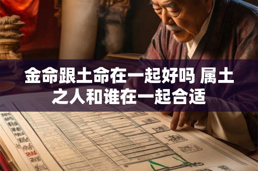 金命跟土命在一起好吗 属土之人和谁在一起合适