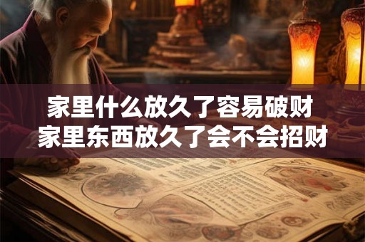 家里什么放久了容易破财 家里东西放久了会不会招财破败