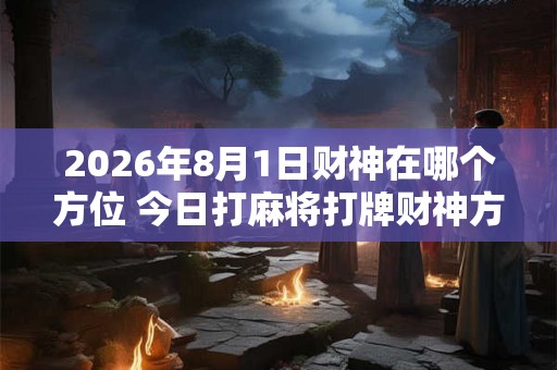 2026年8月1日财神在哪个方位 今日打麻将打牌财神方位