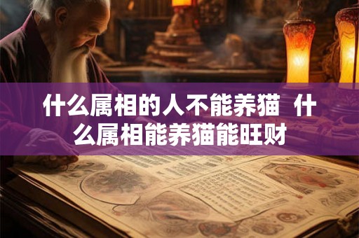 什么属相的人不能养猫  什么属相能养猫能旺财