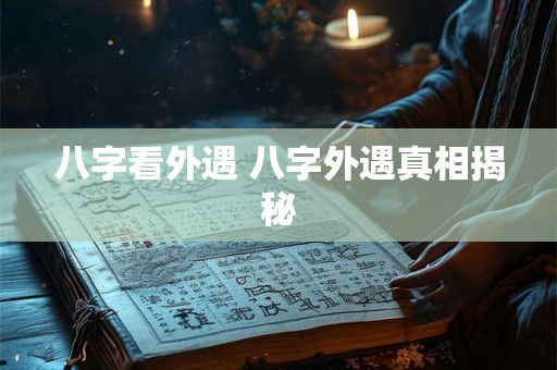 八字看外遇 八字外遇真相揭秘