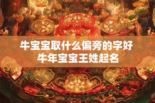 牛宝宝取什么偏旁的字好 牛年宝宝王姓起名