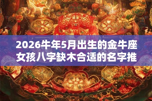 2026牛年5月出生的金牛座女孩八字缺木合适的名字推荐 2026牛年5月出生的金牛座女孩八字缺木合适的名字推荐