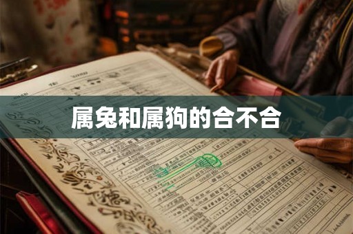 属兔和属狗的合不合