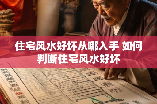 住宅风水好坏从哪入手 如何判断住宅风水好坏