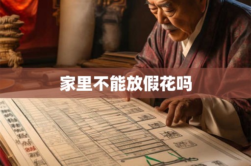 家里不能放假花吗 家里不能放假花吗
