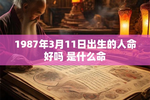 1987年3月11日出生的人命好吗 是什么命