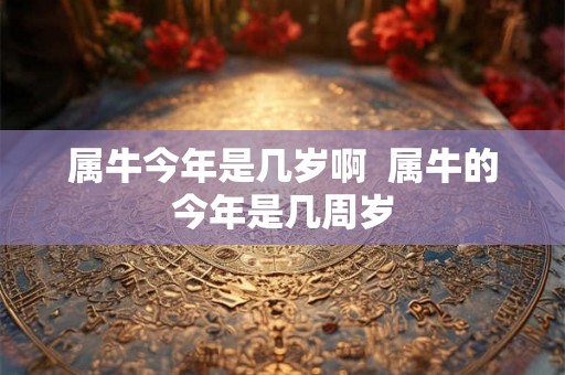 属牛今年是几岁啊  属牛的今年是几周岁