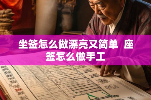 坐签怎么做漂亮又简单 座签怎么做手工 坐签怎么做漂亮又简单 座签怎么做手工
