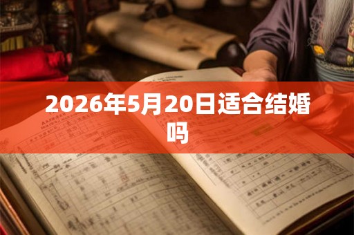 2026年5月20日适合结婚吗