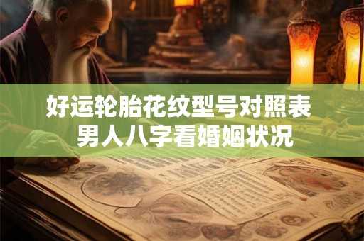 好运轮胎花纹型号对照表  男人八字看婚姻状况